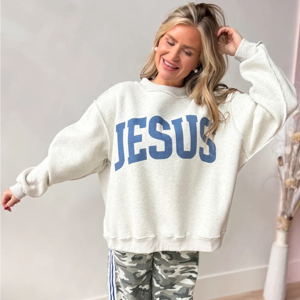 Bucketlist GOD IS GOOD reversible sweatshirt - Picture 3 of 11